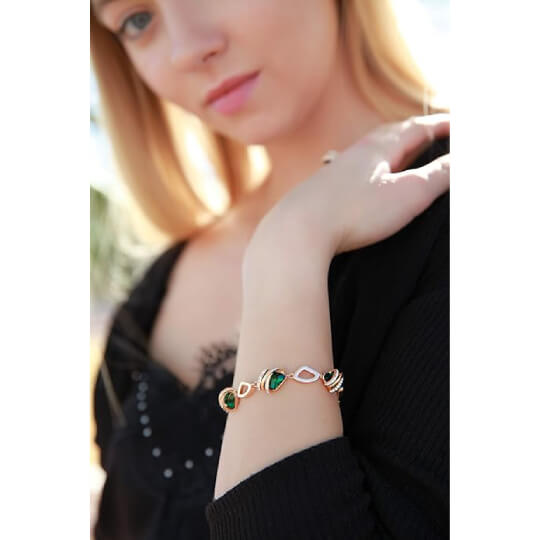 Bracciale Leafael con Cristalli Swarovski - Vefato