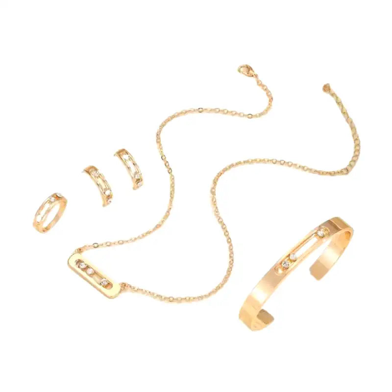 Set Gioielli Placcati Oro 18K di Lusso - Vefato