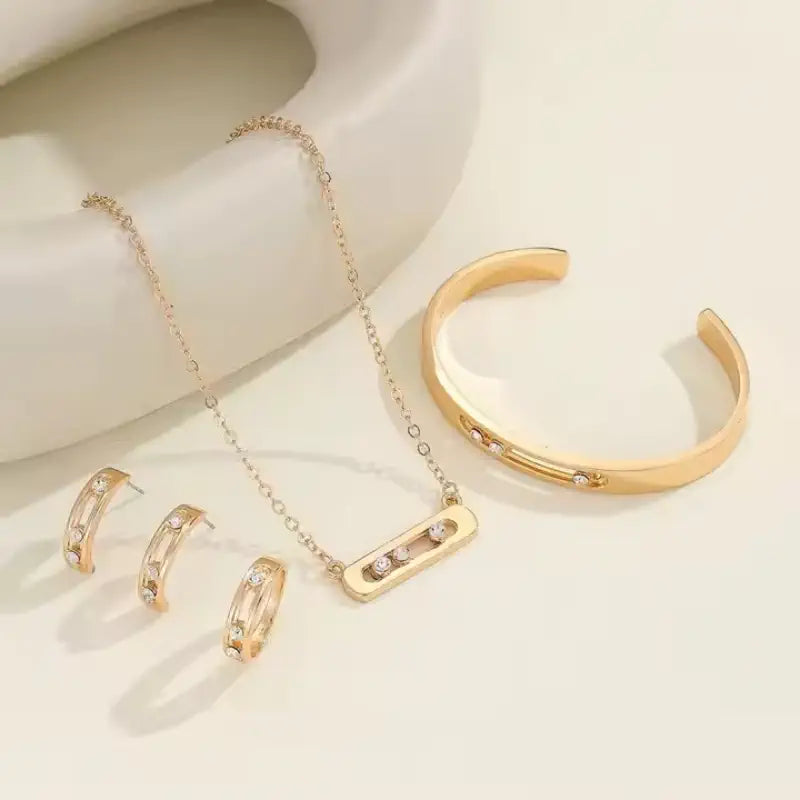 Set Gioielli Placcati Oro 18K di Lusso - Vefato